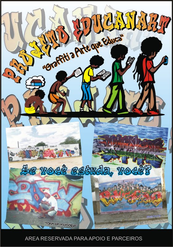 Cartaz do Projeto Educanart - Grafite a arte que educa